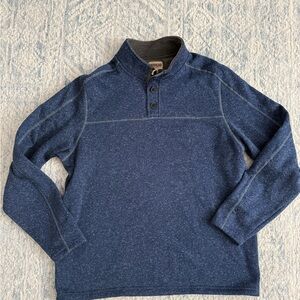 RedHead Bighorn Cabelas Heathered Blue Quarter-Button Fleece Pullover
